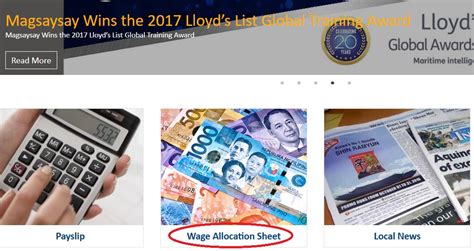 wage allocation magsaysay